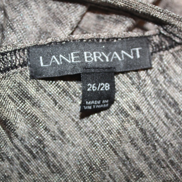 NWOT - 26/28 LB Marled Brown and Black Blouse - Picture 4 of 6